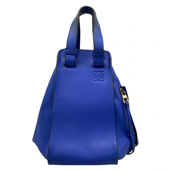 Loewe Handbags - Loewe Hammock Bag Small Navy Leather #323232L13B